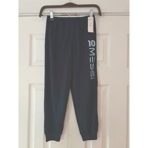 Messi Collection Kids Navy Blue 10 Messi Graphic PJ Pants Size S 6/7 NWT